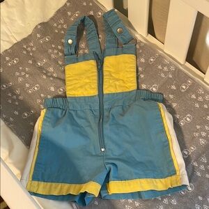 Blue and Yellow Toddler Romper